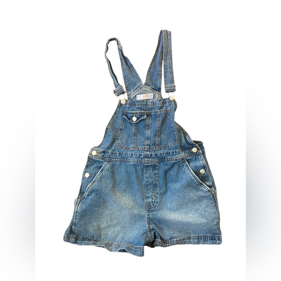 No Boundaries Pants & Jumpsuits No Boundaries Blue Jean Denim Overalls Juniors Size Large
